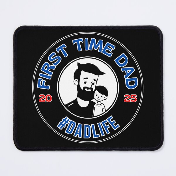 Item preview, First Time Dad 2025 designed and sold by QWTees.