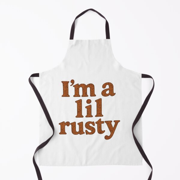 Item preview, "I'm a Lil Rusty" Funny Retro Saying – Distressed Vintage Style Shirt designed and sold by TheMysticNook.