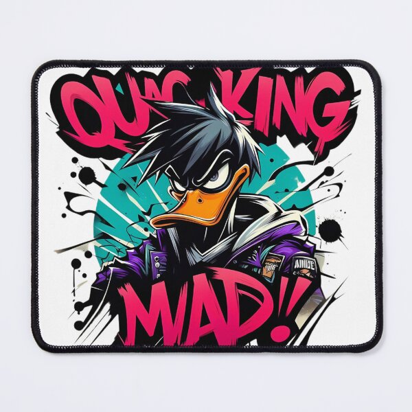 Item preview, Mad Quacking Punk Duck Graffiti designed and sold by Trendy Art.