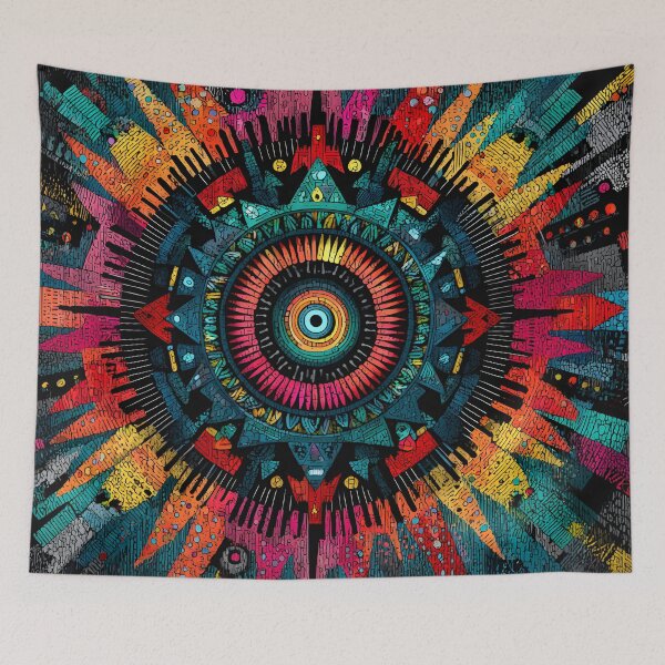 Item preview, Flight in the Painted Totem designed and sold by AutoPopStudio.