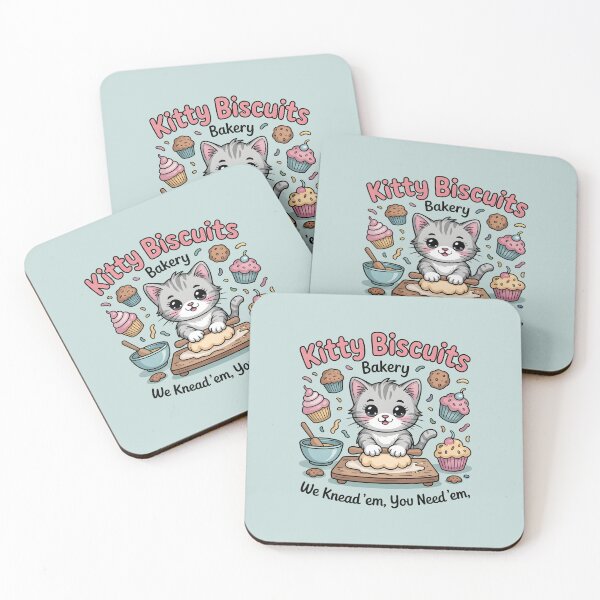 Item preview, Kitty Biscuits Bakery designed and sold by AniArtPL.