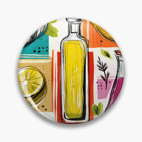 Item preview, Flavorful Ingredients in Motion - A Vibrant Celebration of Culinary Essentials designed and sold by OlfactoART Studio.