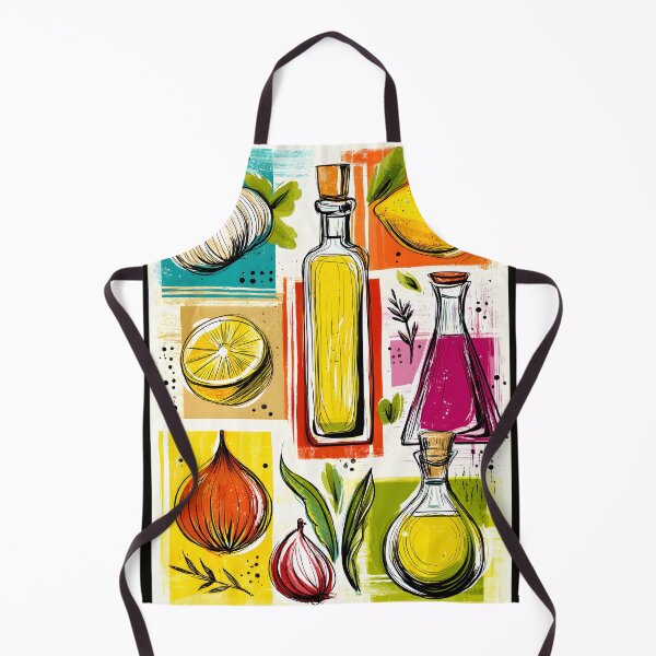 Item preview, Flavorful Ingredients in Motion - A Vibrant Celebration of Culinary Essentials designed and sold by OlfactoART Studio.