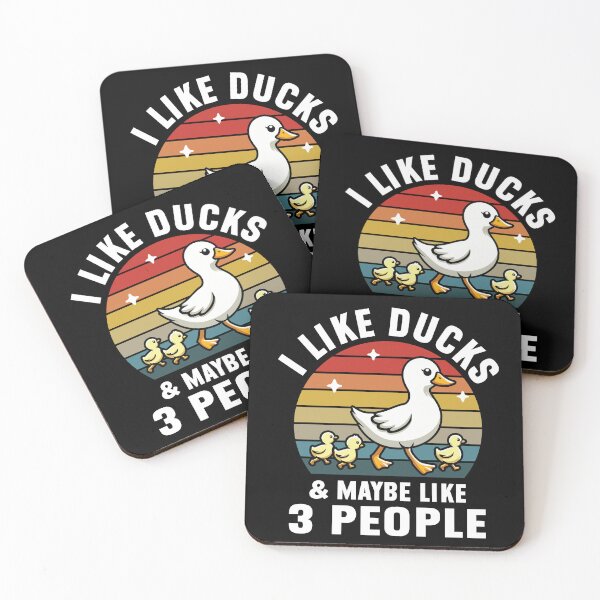Item preview, I Like Ducks And Maybe Like 3 People designed and sold by MO DESIGNS.