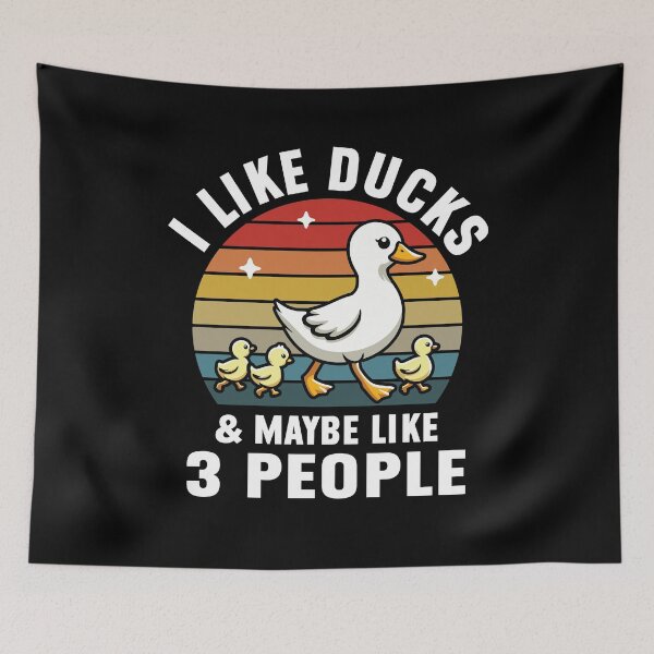 Item preview, I Like Ducks And Maybe Like 3 People designed and sold by MO DESIGNS.