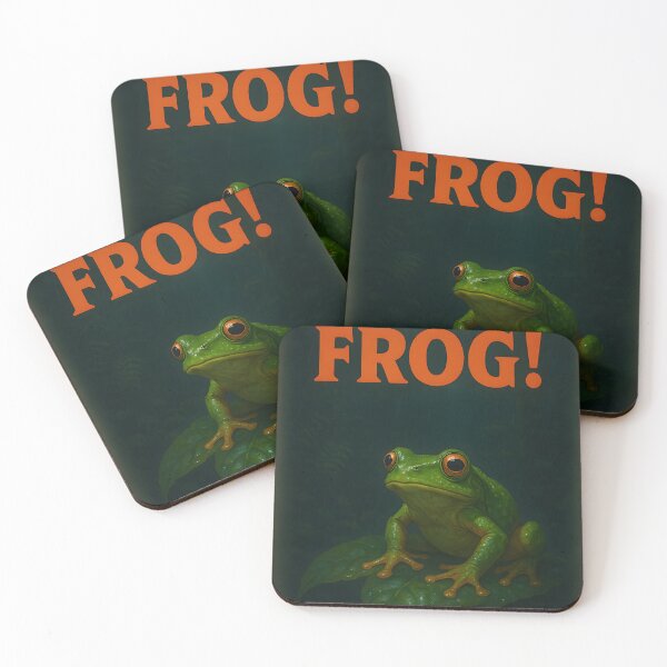 Item preview, Fear the Frog! – Horror Frog Rainforest Poster designed and sold by Emilia-Design.