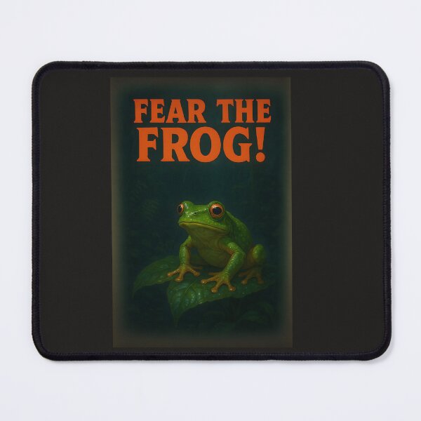 Item preview, Fear the Frog! – Horror Frog Rainforest Poster designed and sold by Emilia-Design.