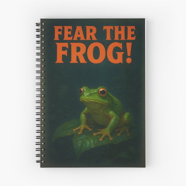 Item preview, Fear the Frog! – Horror Frog Rainforest Poster designed and sold by Emilia-Design.