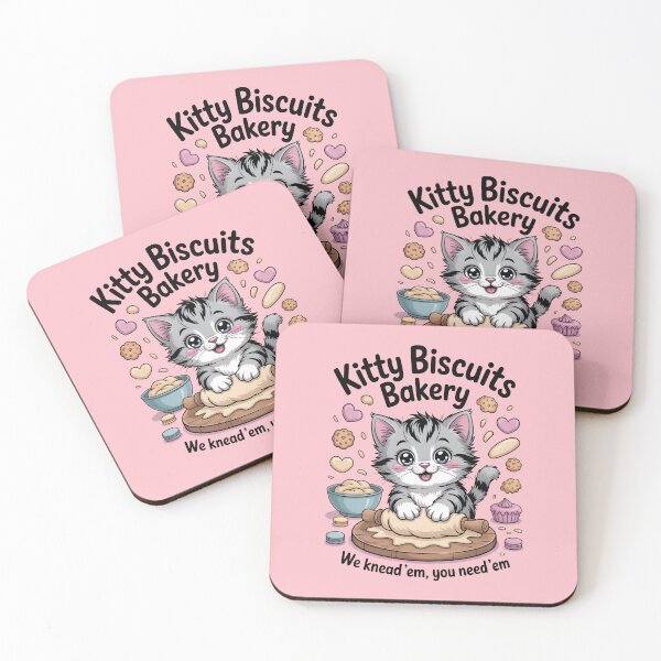 Item preview, Kitty Biscuits Bakery designed and sold by AniArtPL.