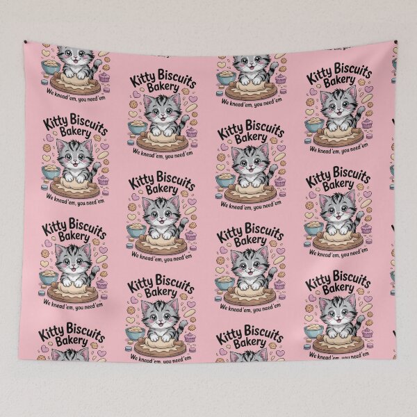 Item preview, Kitty Biscuits Bakery designed and sold by AniArtPL.