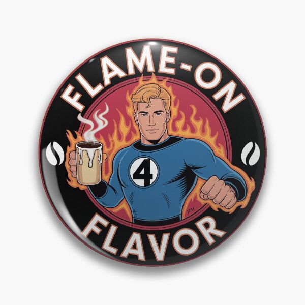 Item preview, Human Torch, Johnny Storm's Flame-on flavor designed and sold by Infinity Beans.
