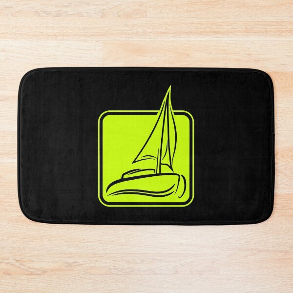 Item preview, Sailing Logo Symbol Square Sailboat Ship Captain designed and sold by shirt-o-mat.