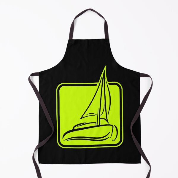 Item preview, Sailing Logo Symbol Square Sailboat Ship Captain designed and sold by shirt-o-mat.