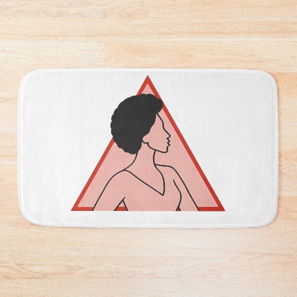 Item preview, Modern Delta Sigma Theta - Profile in Red Triangle – Empowerment Art designed and sold by summer-loving.