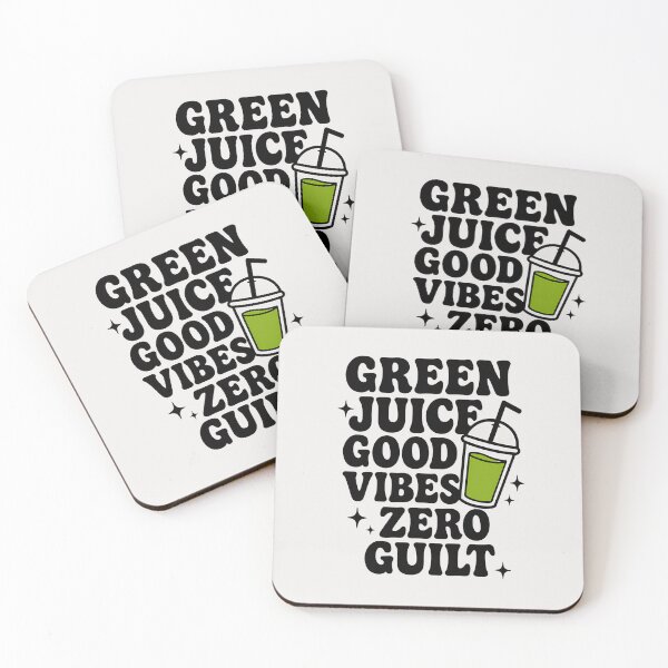 Item preview, Green Juice Good Vibes Zero Guilt Design designed and sold by tinytwist.