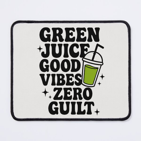 Item preview, Green Juice Good Vibes Zero Guilt Design designed and sold by tinytwist.