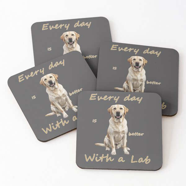 Item preview, Yellow Labrador – Every Day Is Better with a Lab designed and sold by Pawtraitvibes.