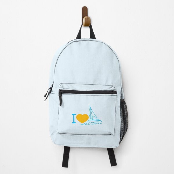 Item preview, I Love Sailing Boat Sail Heart Symbol Crew Logo designed and sold by shirt-o-mat.