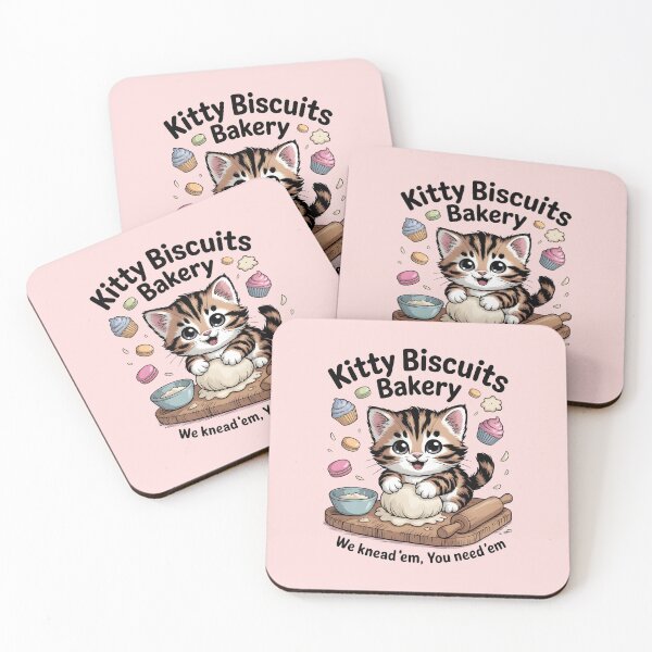 Item preview, Kitty Biscuits Bakery designed and sold by AniArtPL.