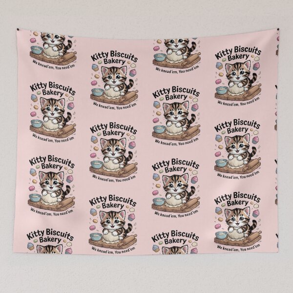 Item preview, Kitty Biscuits Bakery designed and sold by AniArtPL.