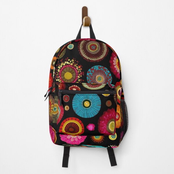 Item preview, Floral pattern - Fresh colors on a dark background designed and sold by 3ling_Design.