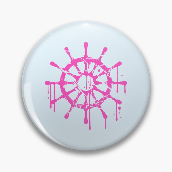 Item preview, Sailor Ship Steering Wheel Graffiti Drops Sailing designed and sold by shirt-o-mat.