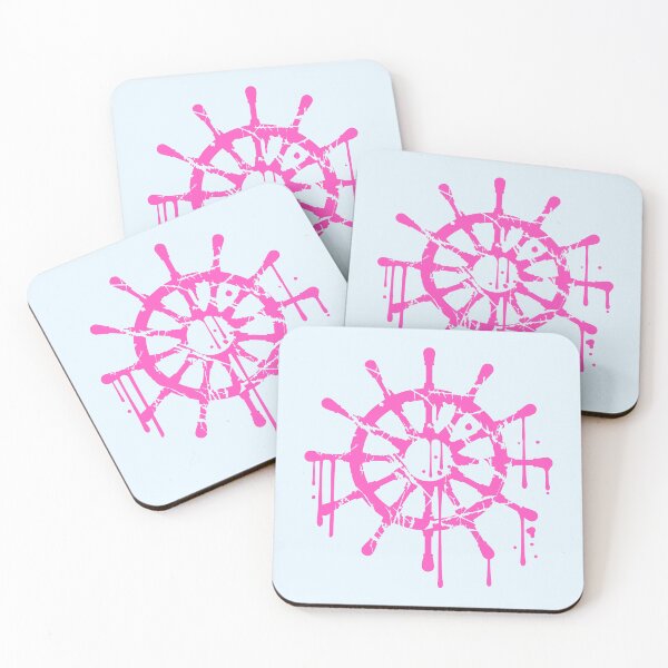 Item preview, Sailor Ship Steering Wheel Graffiti Drops Sailing designed and sold by shirt-o-mat.