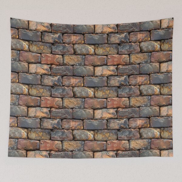 Item preview, Rustic Cobble Brick Wall designed and sold by NTGUILTY.