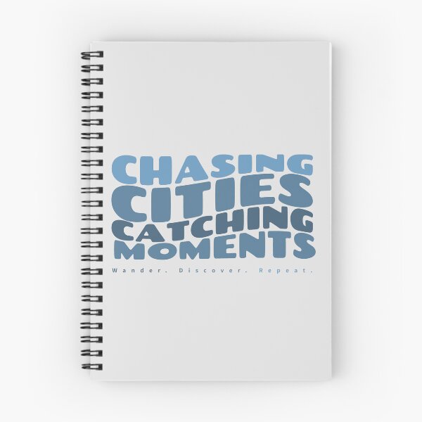 Item preview, Chasing cities - Travel inspired design designed and sold by HolaNomad.