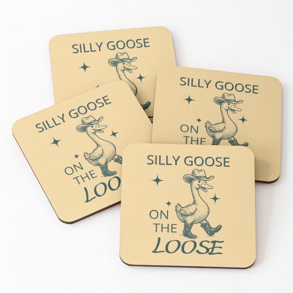 Item preview, Silly Goose On The Loose, Funny Western Goose designed and sold by Darkifun.