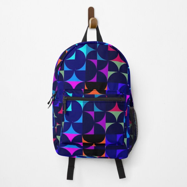 Item preview, Vibrant Interconnected Shapes Pattern from Semicircles - Blue designed and sold by SvitlanaSolo.