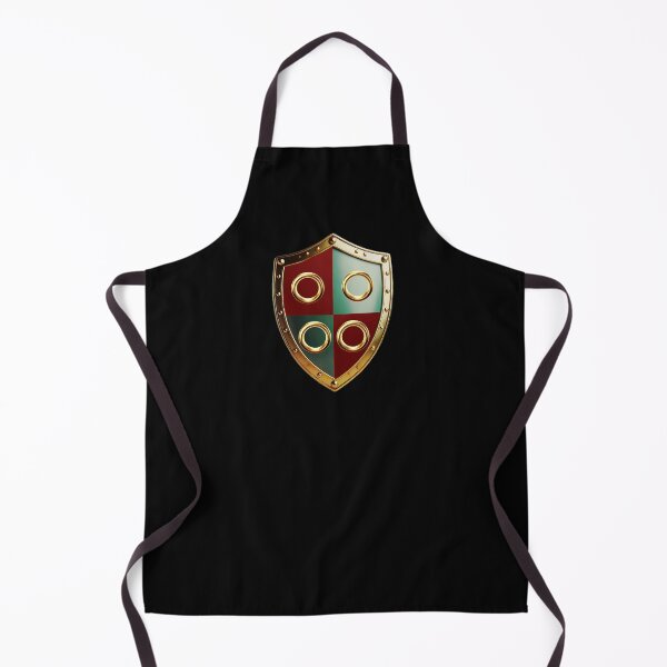 Item preview, Cox Shield Golden Rings on Bold Red and Green Quartered Armor designed and sold by Highlandkings.