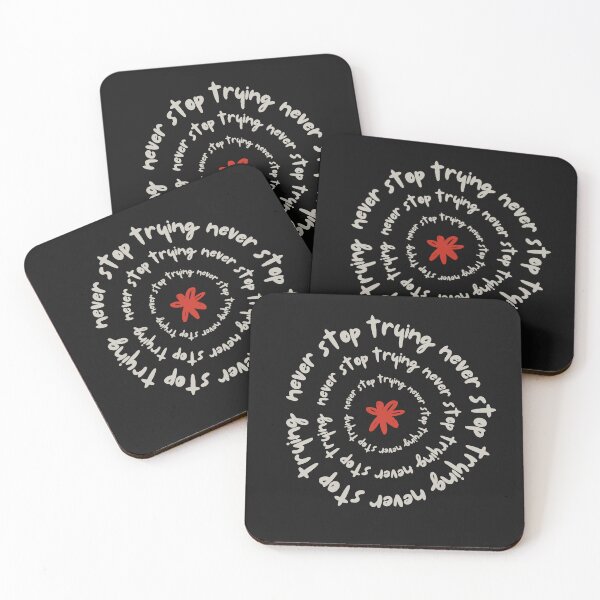 Item preview, Never stop trying designed and sold by VibeTCreations.