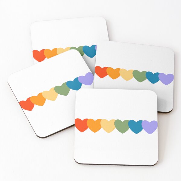 Item preview, Rainbow hearts designed and sold by NUAdesign.