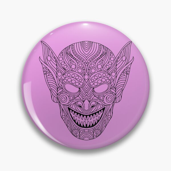 Item preview, Horror Mask: Black Line Spotted 09-d designed and sold by Waubamik Perry.
