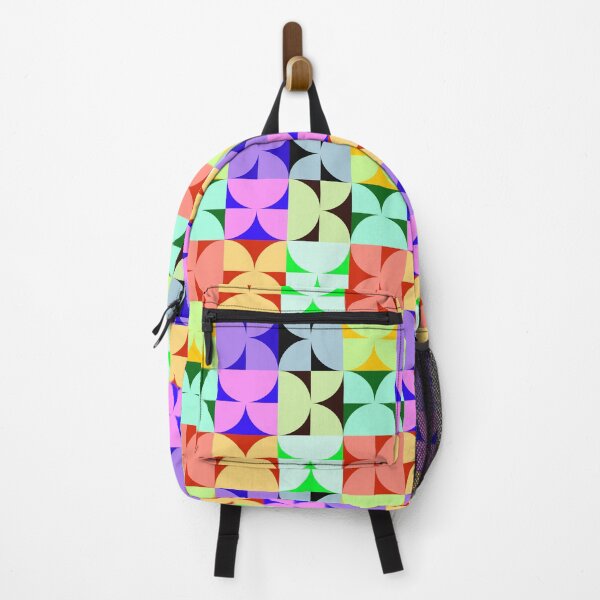 Item preview, Vibrant Interconnected Shapes Pattern from Semicircles - Modern designed and sold by SvitlanaSolo.