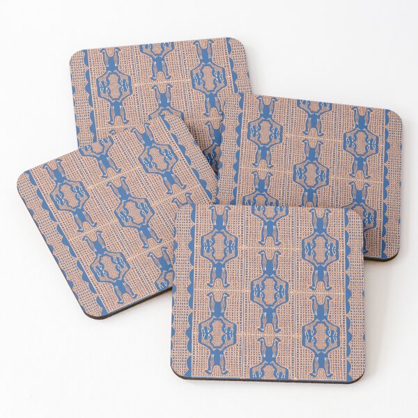 Item preview, Safari Getaway in blue designed and sold by maliapolsterart.