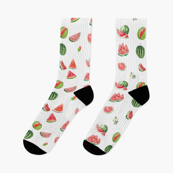 Item preview, Watercolor Watermelons and Watermelon Slices designed and sold by silviaol.