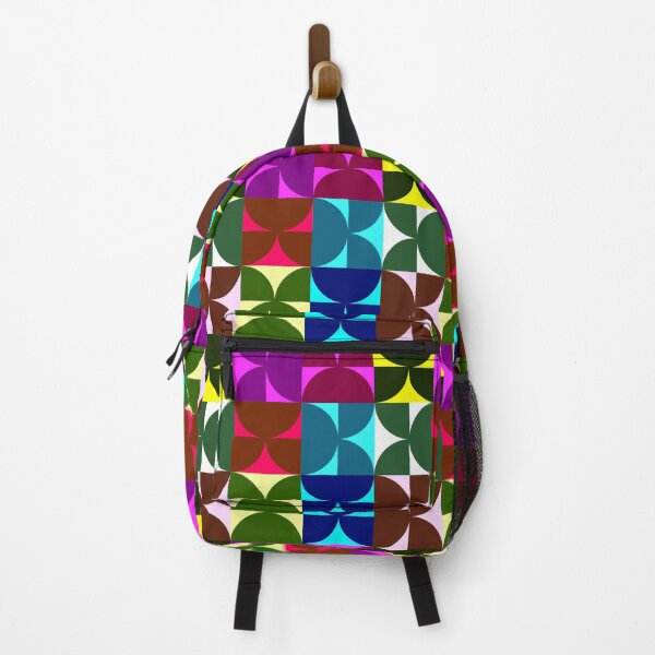 Item preview, Vibrant Interconnected Shapes Pattern from Semicircles - Retro designed and sold by SvitlanaSolo.