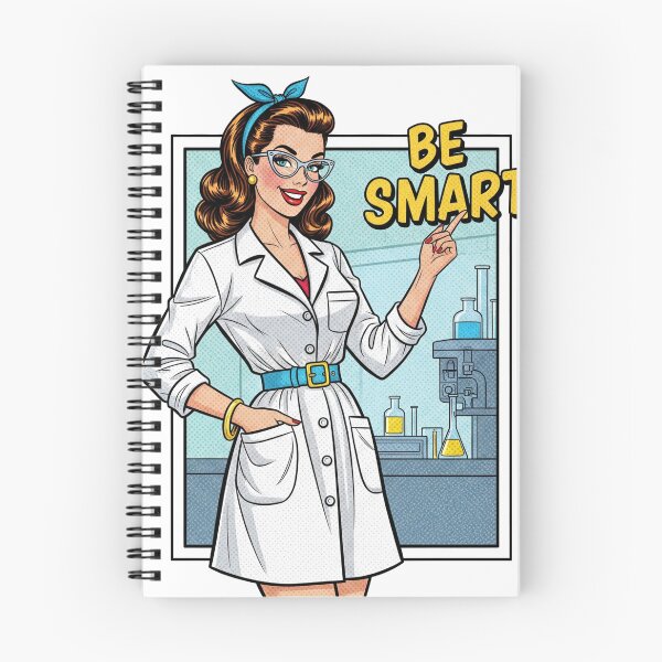 Item preview, Smart and Genius Pin-Up Scientist designed and sold by JonelleTshirts.