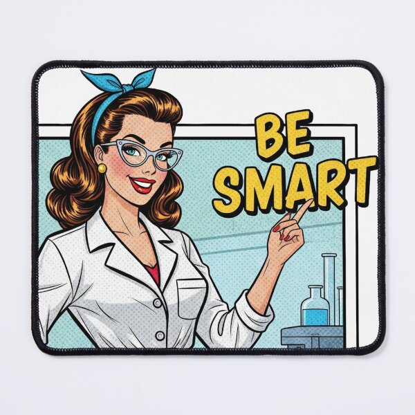 Item preview, Smart and Genius Pin-Up Scientist designed and sold by JonelleTshirts.
