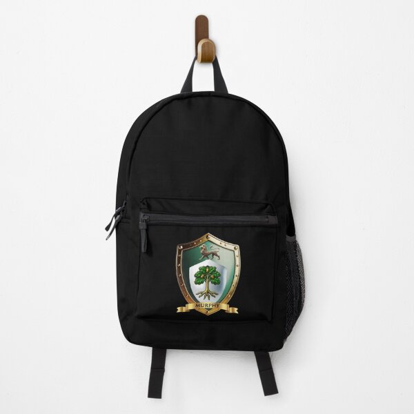 Item preview, Murphy Family Shield Oak Tree and Noble Lion with Proud Name Banner designed and sold by Highlandkings.