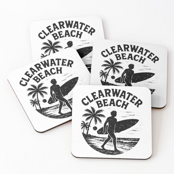 Item preview, Clearwater Beach - Florida (with Black Lettering) designed and sold by VelvetRoom.