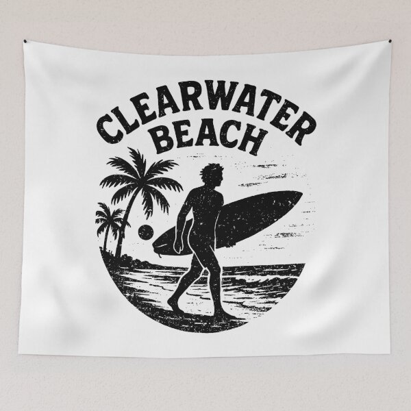 Item preview, Clearwater Beach - Florida (with Black Lettering) designed and sold by VelvetRoom.