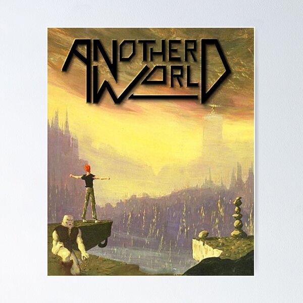 Item preview, Affiche Another World – Hommage à une aventure pixelisée de science-fiction rétro designed and sold by LAS-PRINTS.