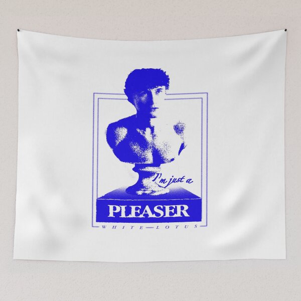 Item preview, White Lotus - "I'm Just a Pleaser"  designed and sold by lucas-quinteros.
