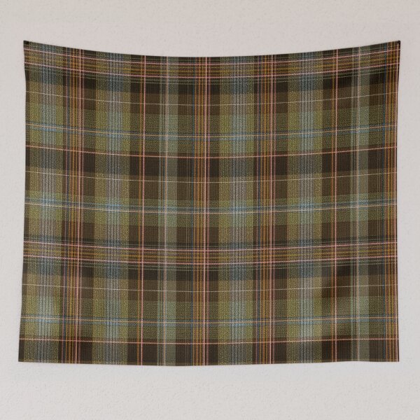 Item preview, Heritage Tartan Plaid Pattern in Earth Tones with Olive, Rust & Blue designed and sold by trajeado14.