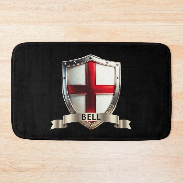 Item preview, Bell English Shield Gleaming Bells and Gold Band with St Georges Cross designed and sold by Highlandkings.