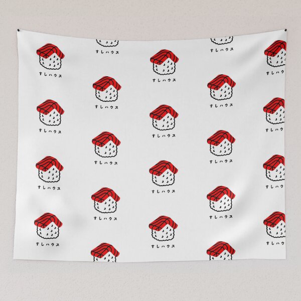 Item preview, Minimalist Sushi House Logo Design designed and sold by darkskinbender.