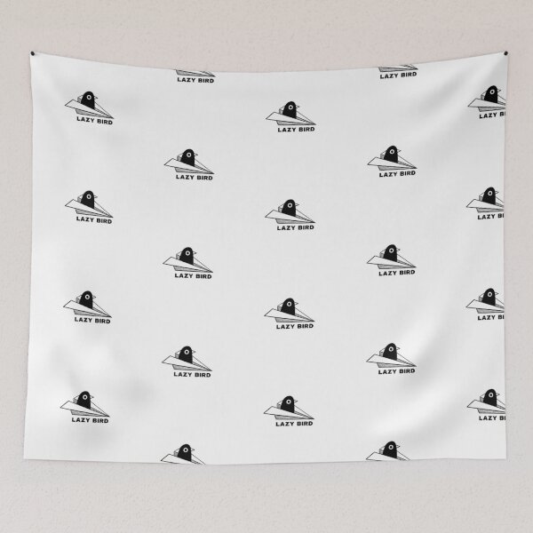 Item preview, Cool Lazy Bird Paper Airplane Art designed and sold by darkskinbender.